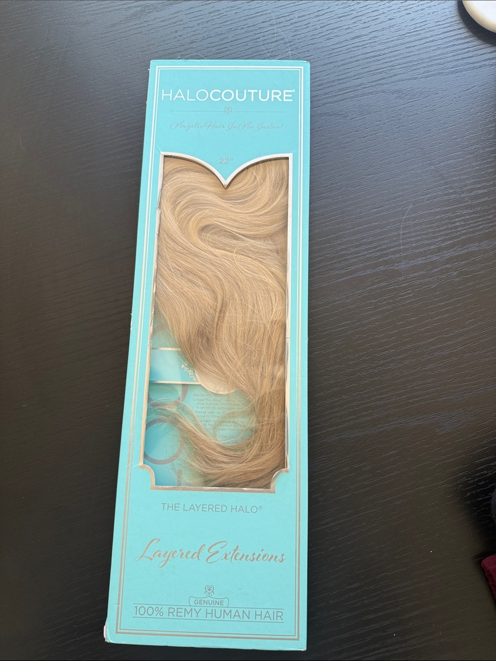 HALOCOUTURE 22” Layered Halo Hair Extensions – Color #116 Blonde